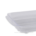 Clear Plastic Refrigerator Container Drawer Organizer Tray